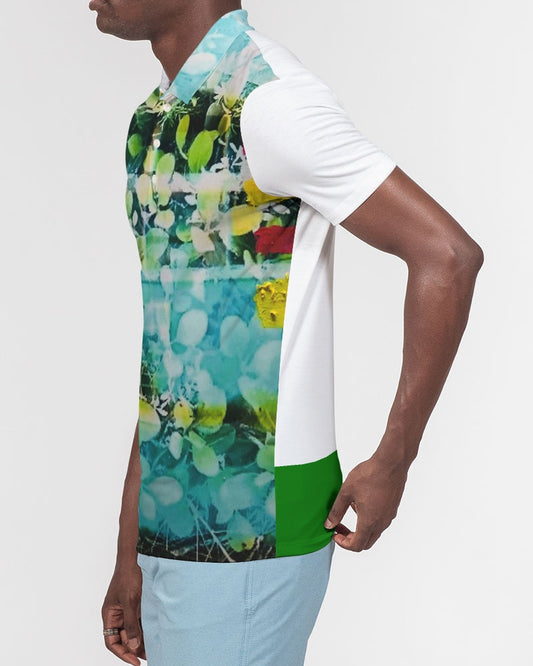 Sunny Jam Men's Slim Fit Short Sleeve Polo