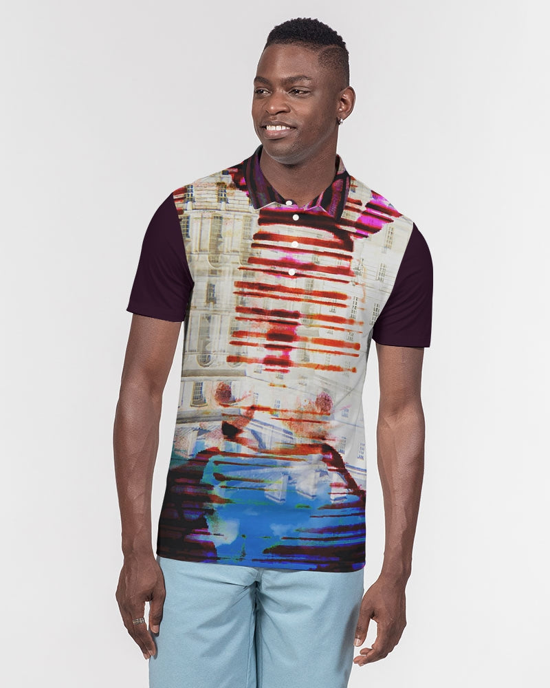 TubeWich Men's Slim Fit Short Sleeve Polo