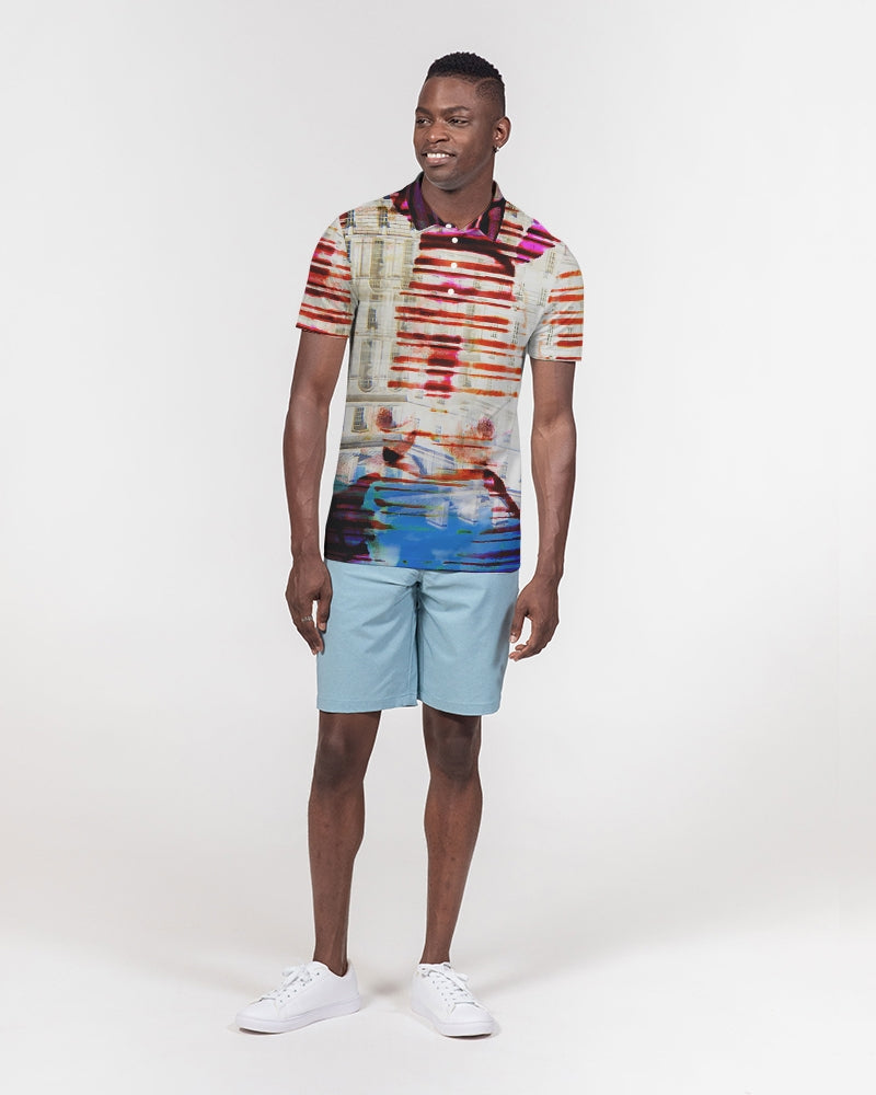 TubeWich Men's Slim Fit Short Sleeve Polo