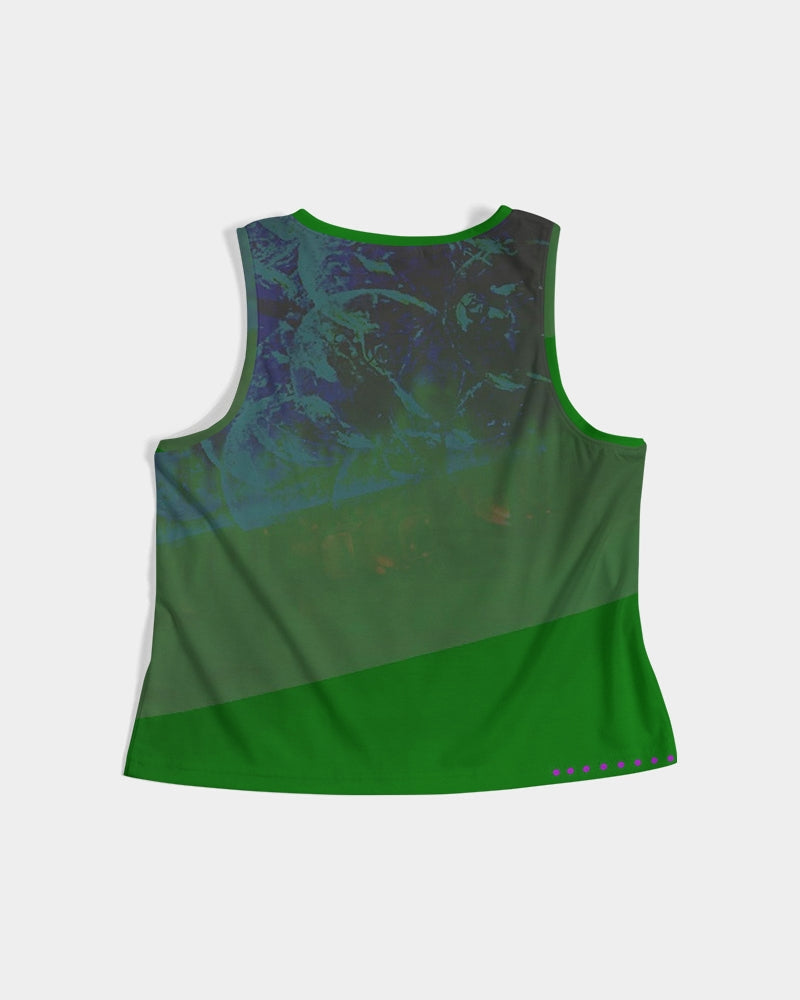 Green Danube Women's Cropped Tank