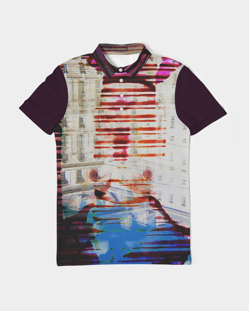 TubeWich Men's Slim Fit Short Sleeve Polo