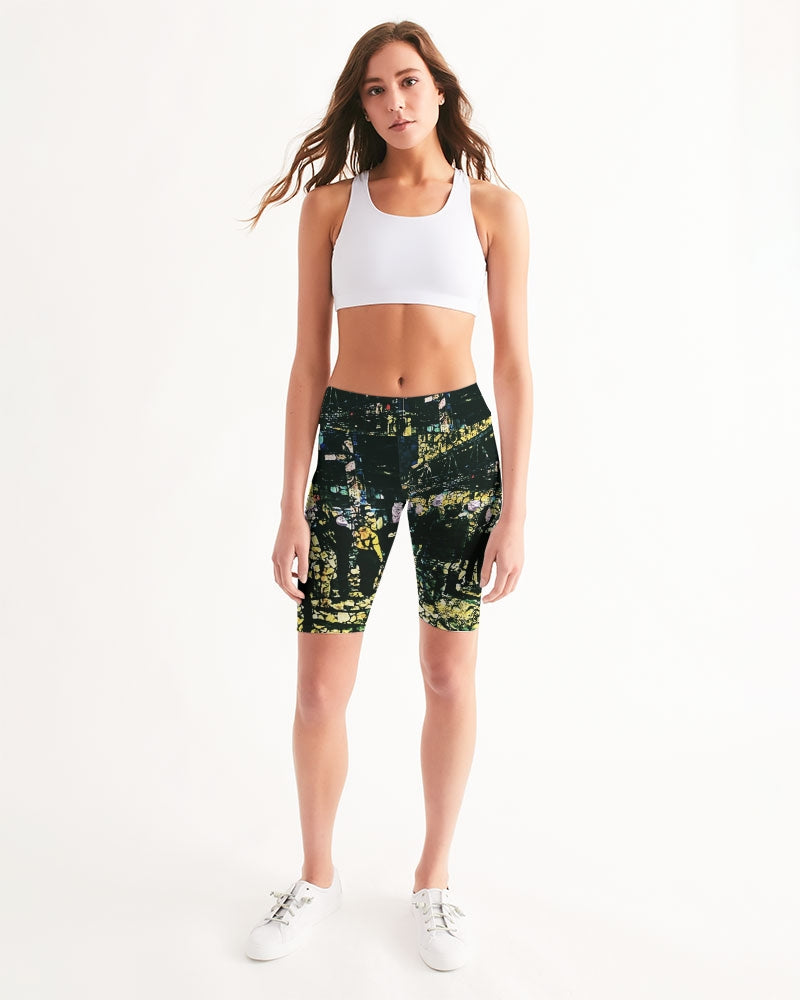 Rock Concert Women's Mid-Rise Bike Shorts