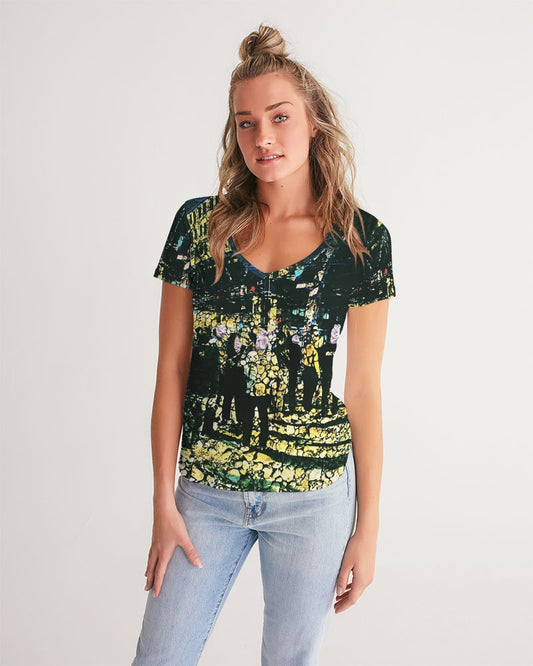 Rock Concert Women's V-Neck Tee