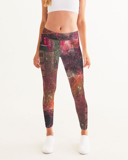 Women's 'Flowered Bikes' Yoga Pants