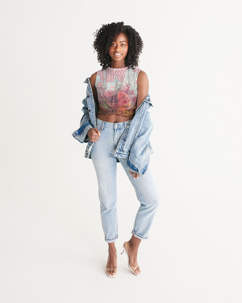 Flowered Bikes Women's Twist-Front Tank