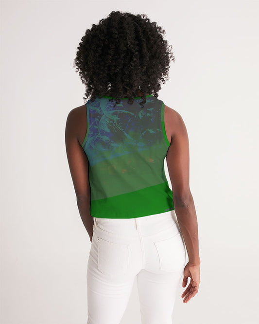 Green Danube Women's Cropped Tank