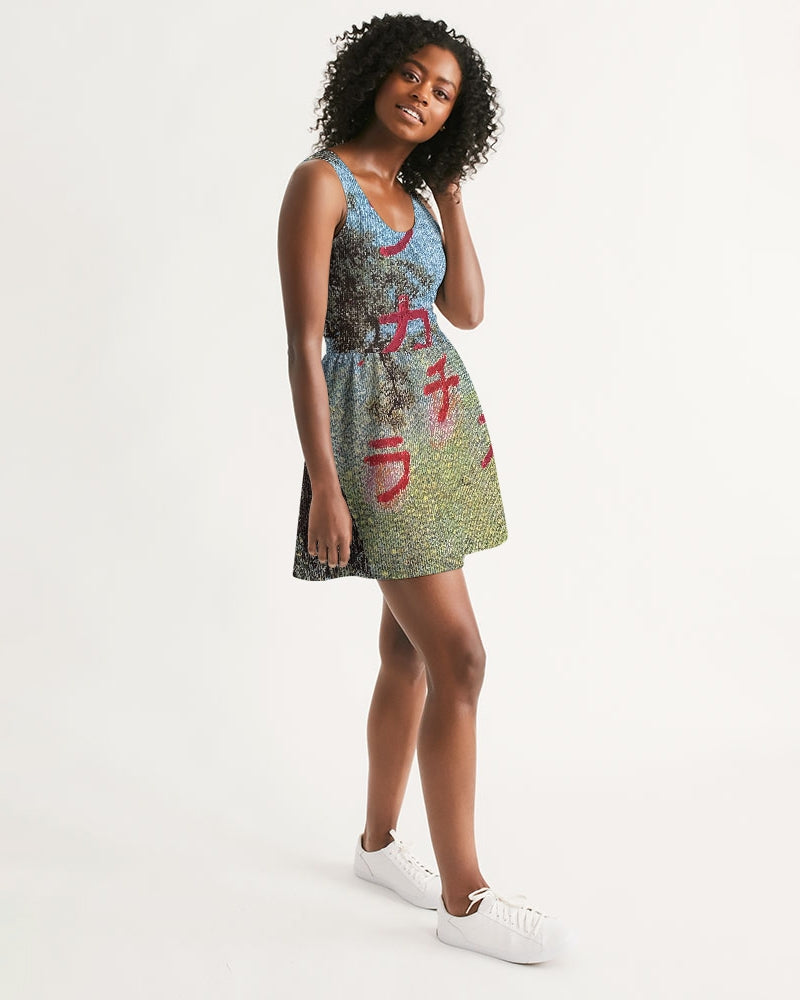 Women's Scoop Neck Skater Dress