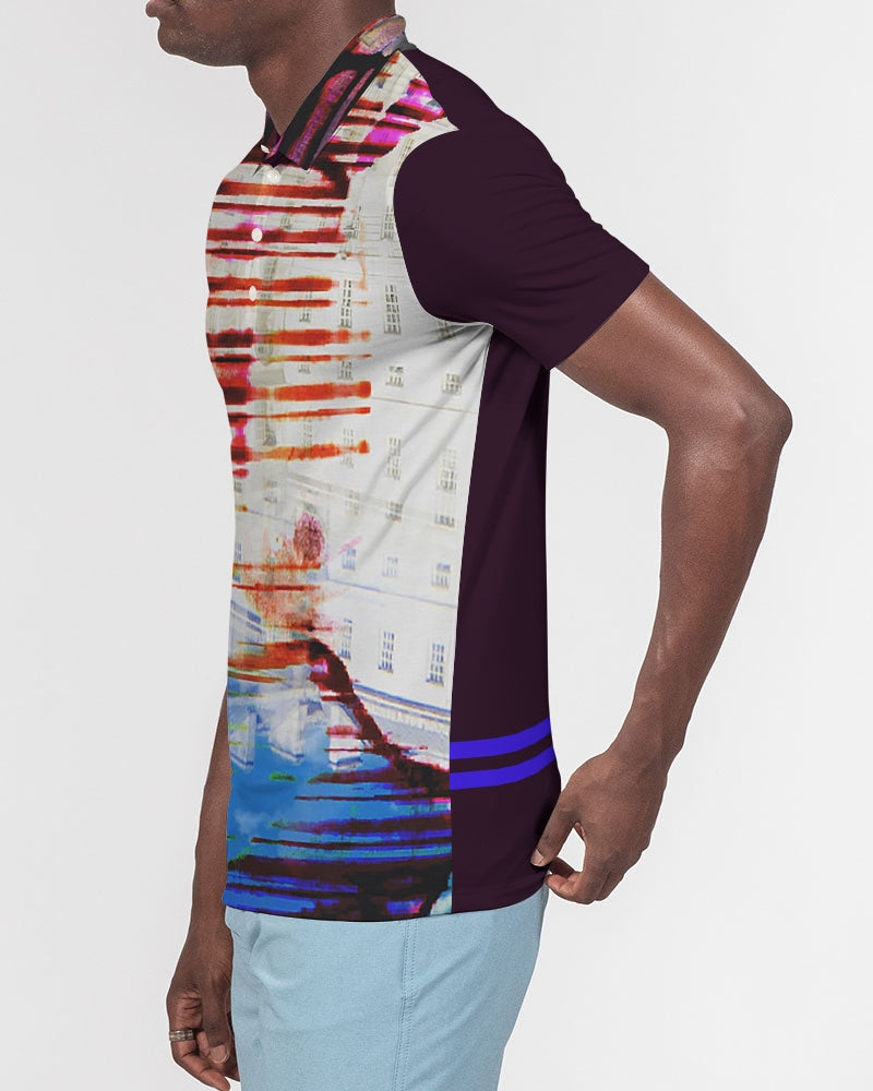 TubeWich Men's Slim Fit Short Sleeve Polo