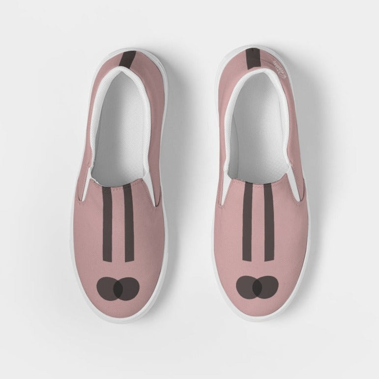 Dusty Pink Women's Slip-On Canvas Shoe