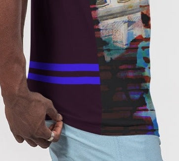 TubeWich Men's Slim Fit Short Sleeve Polo