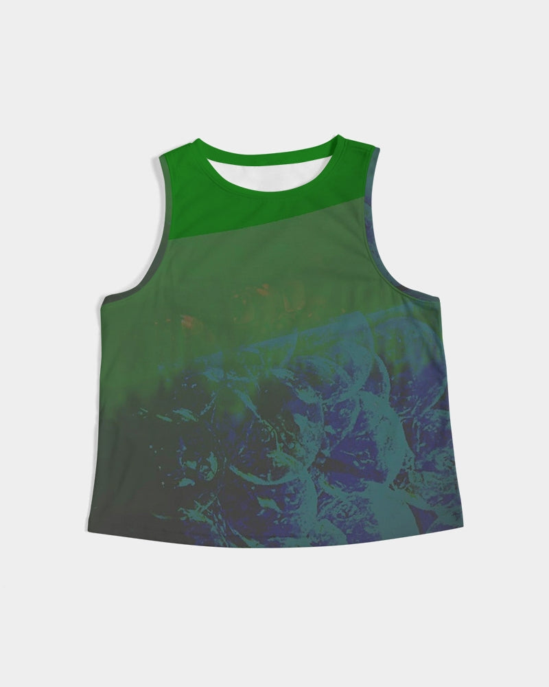 Green Danube Women's Cropped Tank