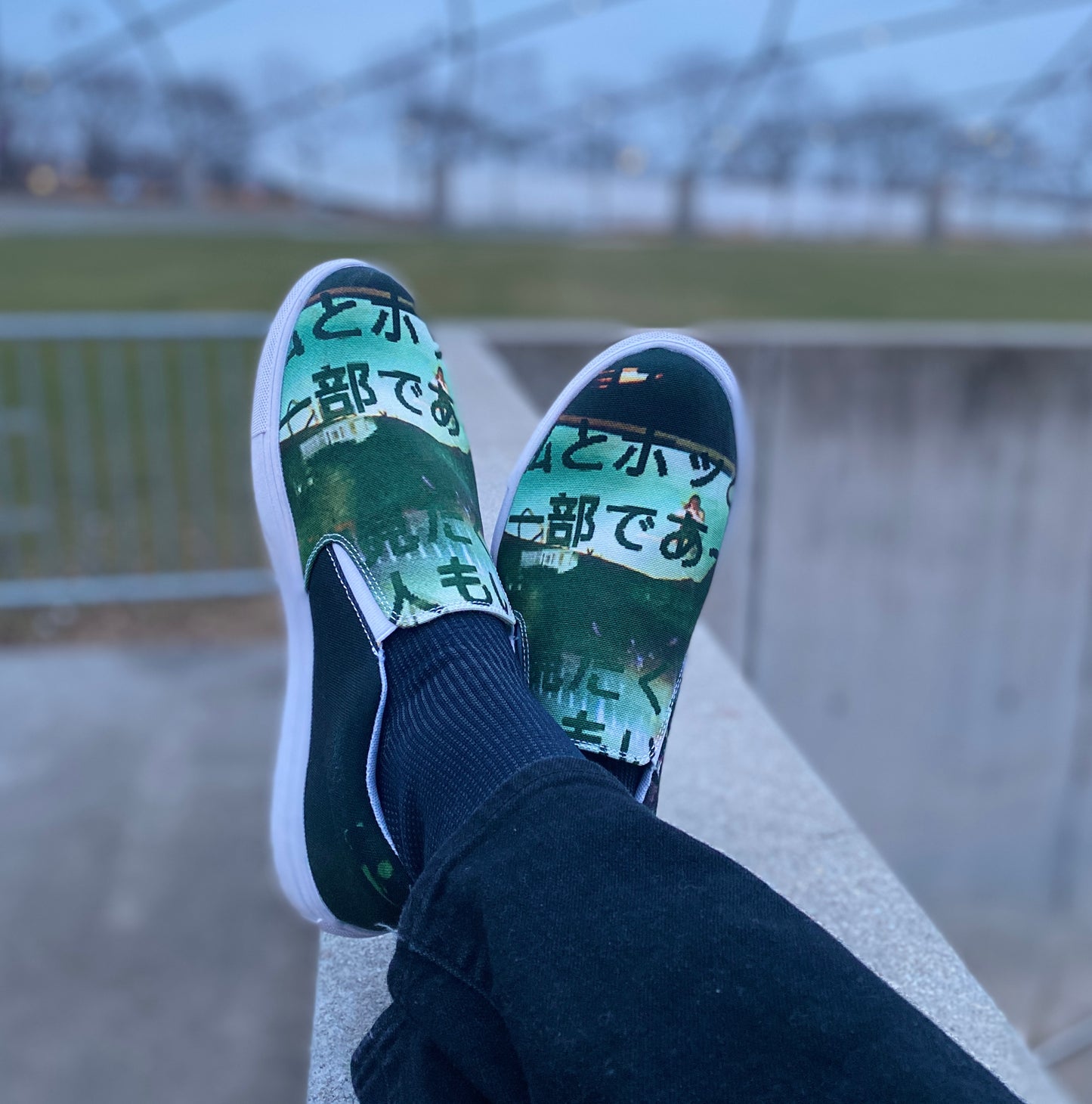 4 Pools Men's Slip-On Canvas Shoe