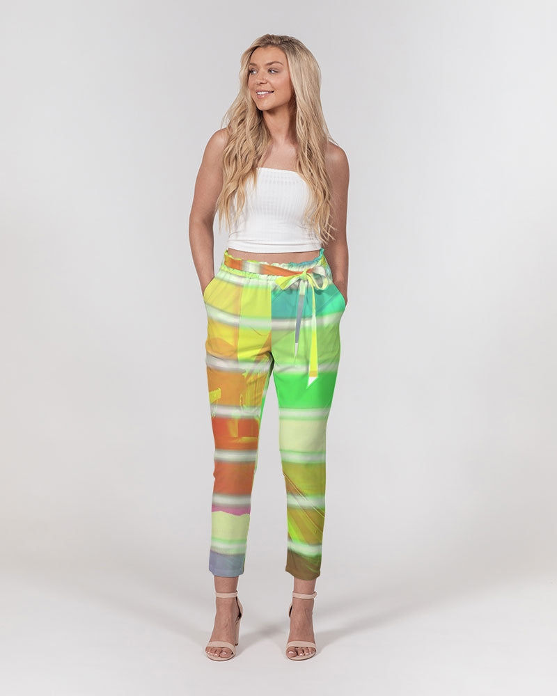 Travel Colors Women's Belted Tapered Pants