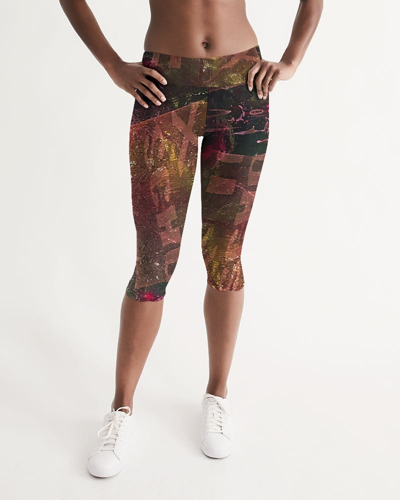 Flowered Bikes Women's Mid-Rise Capri